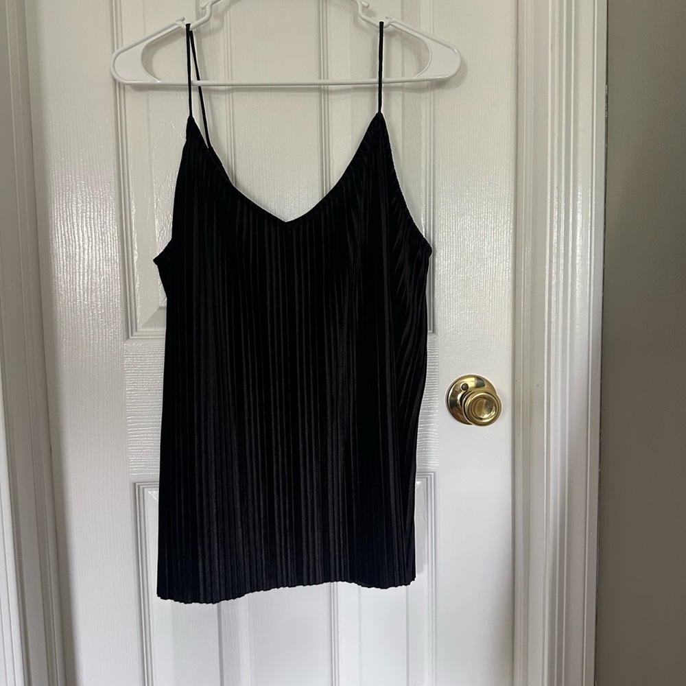 Vero Moda Black Ribbed Sleeveless Camisole